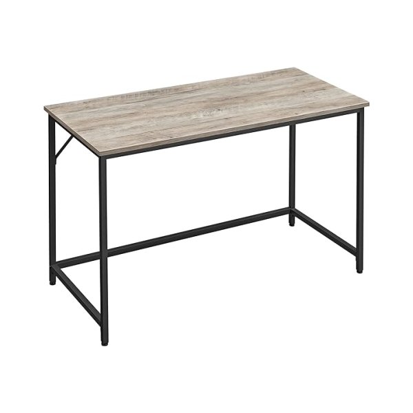 Bureau Computerbureau voor studie Slaapkamer 60 x 120 x 76 cm Industrial Design Metal Frame Grey-Black
