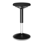 Werkstoel, ergonomische werkkruk, stoelkruk, 360 ° zwenkstoel, hoogte verstelbaar 56-81 cm, gemakkelijk te monteren, zwarte