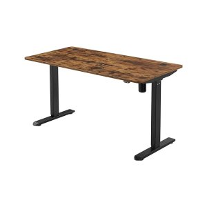 In Hoogte Verstelbaar Bureau, Zittafel Met Verstelbare Voeten, İn Hoogte Verstelbare Werkplek Voor Computers, Monitoren En Laptops, Natuurlijke Nerf