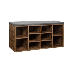 schoenbankschoenenrek schoenrek Sofa 10 Compartimenten met bekleding voor de slaapkamer