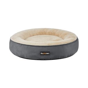 Hondenbed, kattenbed, donut, Ø 60 cm, donkergrijze