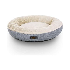 Hondenbed, hondenbed, kattenbed, donut, rond, Ø 55 cm, grijs