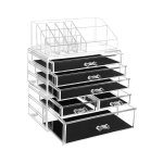 Make-up Organizer – Cosmetica-organizer met 6 Lades en 15 Vakjes – Transparant