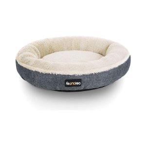 Hondenmand, hondenbed, kattenbed, donut, Ø 55 cm, donkergrijze