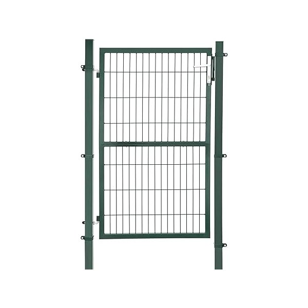 Garden Gegalvaniseerd stalen robuust en duurzaam met slot- en sleutelpoortafmetingen: 150 x 106 cm groen