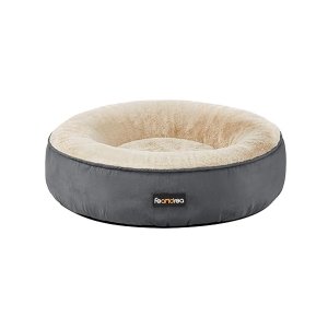 Hondenbed, kattenbed, donut, Ø 50 cm, donkergrijs