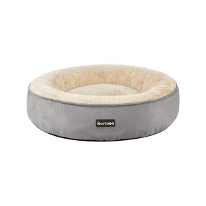 Hondenbed, kattenbed, donut, Ø 60 cm, lichtgrijs