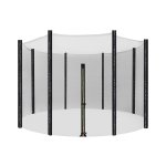 Trampoline -vangnet Ø 244 305 366 cm, vervangende net, ronde vangnet voor tuintrampoline