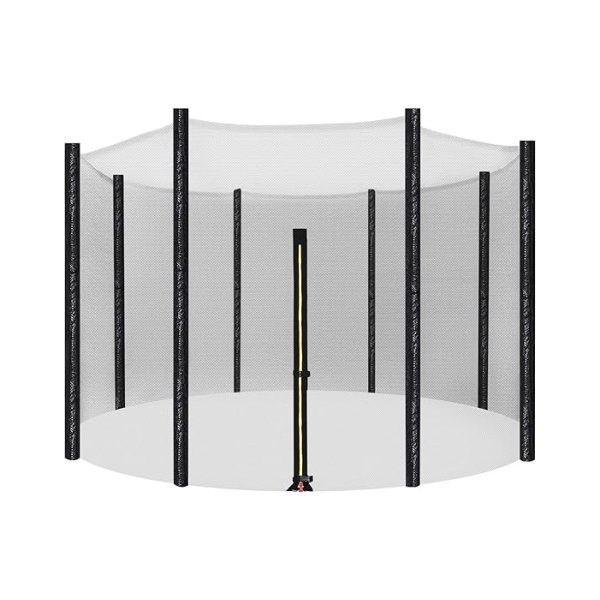 Trampoline -vangnet Ø 244 305 366 cm, vervangende net, ronde vangnet voor tuintrampoline