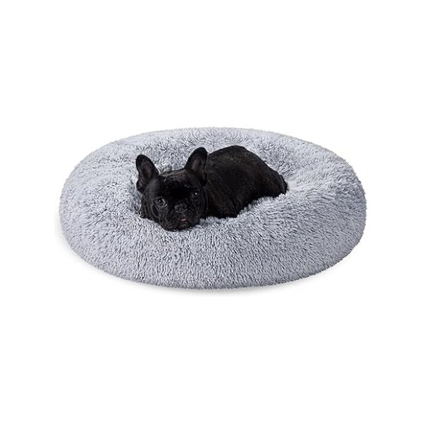 Huisdierbed - SoftyDream - Zacht pluche - Grijs
