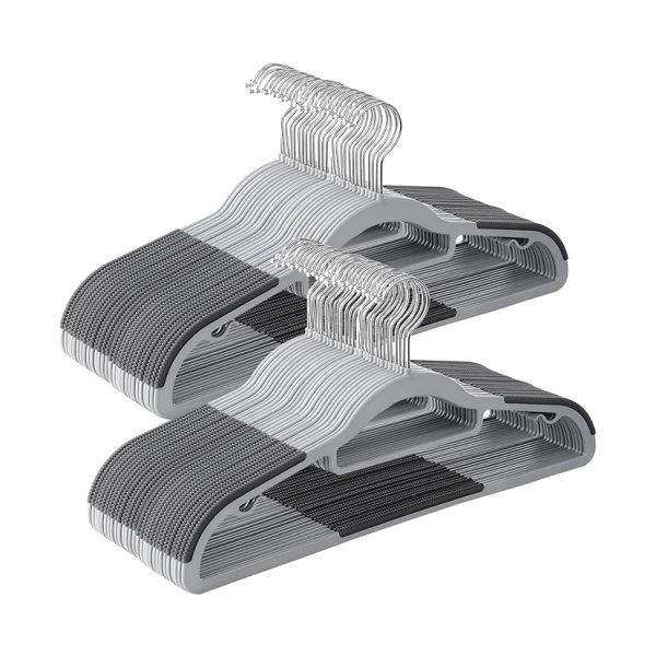 Kledinghanger - StevigeSandra - Goede draagkracht - Anti-slip - Grijs
