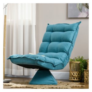 Meditatiestoel - Zenith - Verstelbare rugleuning - Draaibaar - Blauw