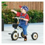 Kinderrad – Speelgoedexpert - Verstelbaar zadel – Fietsmandje - Blauw