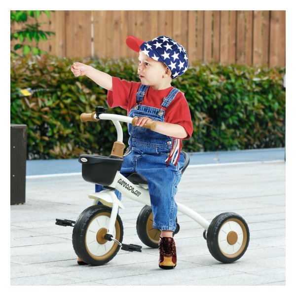 Kinderrad – Speelgoedexpert - Verstelbaar zadel – Fietsmandje - Blauw