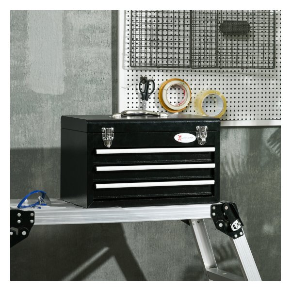 Gereedschapskoffer - PowerTools - 116-delig - 3 laden - zwart