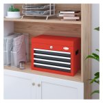 Gereedschapskist - SterkCraft - 4 laden – slot - rood