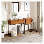 Bijzettafel - Stijlvol Design - Industrial Chic - Zwart
