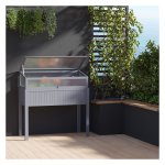 Tuinbed - Groenrijk - Verhoogd - 2-in-1 kas - Grijs