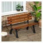 Tuinbank - Outdoor Living - Rugleuning - Dubbelzit - Koffiekleur