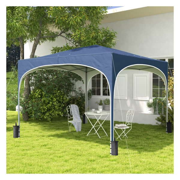 Paviljoen - Blauw Pavilion - UV-bescherming – Inklapbaar - Blauw