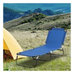 Ligstoel - Verstelbaar - Tuin & Balkon - Blauw