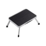Kwalitatieve trapladder, ladder, klapladder, kruk van staal met antislip trede en draagkracht 150 kg, Inklapbaar