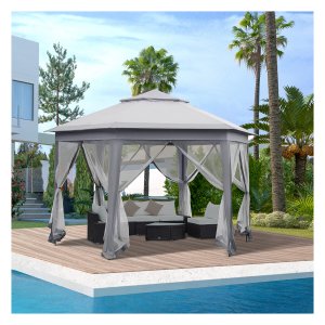 Feesttent - Vouwbaar prieel - Pop-up - Grijs