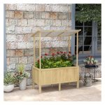 Plantenbak - Natuurlijke Tuin - Verhoogd Design - Anti-worteldoek - Bruin