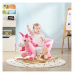 Schommelstoel – BabyFavor - Muzikaal & Veilig - Roze