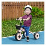 Kinderfietsen – Buki Bikes - Verstelbaar zadel – Fietsmand - Roze