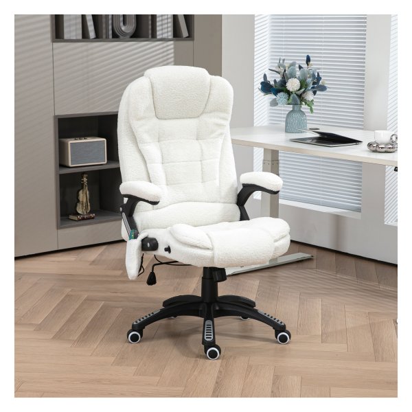 Massagestoel - ComfortLux - Verwarmingsfunctie – Ligfunctie - Zwart