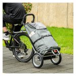 Fietskar - Ultralicht - Opvouwbaar - Zwart