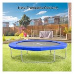 Trampolineveiligheid - Veiligheidsnet & beschermhoes - Veiligheid gegarandeerd - Blauw