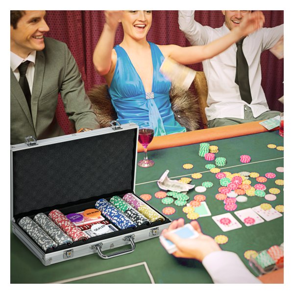 Pokertafel - Deluxe Poker - Met Slot - Inklapbaar - Groen