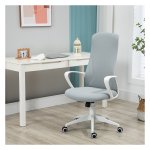 Ergonomische – ComfortFit - Kantelfunctie – Hoogteverstelling - Lichtgrijs