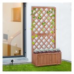 Bloembak - WoodStyle - Klimplantenrek - Duurzaam - Naturel