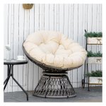 Papasanstoel - Comfort - Crème