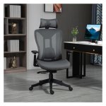 Ergonomische bureaustoel - ComfortDesign - Ligfunctie – Grijze mesh