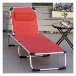 Relaxstoel - ComfortLife - Opvouwbaar en Ergonomisch - Rood