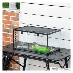 Terrariumterrarium - Exo Terra - Kweekbak - Thermometer - Bruin