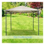Paviljoendak - LuxeGarden - Waterdicht - UV-bestendig - Beige