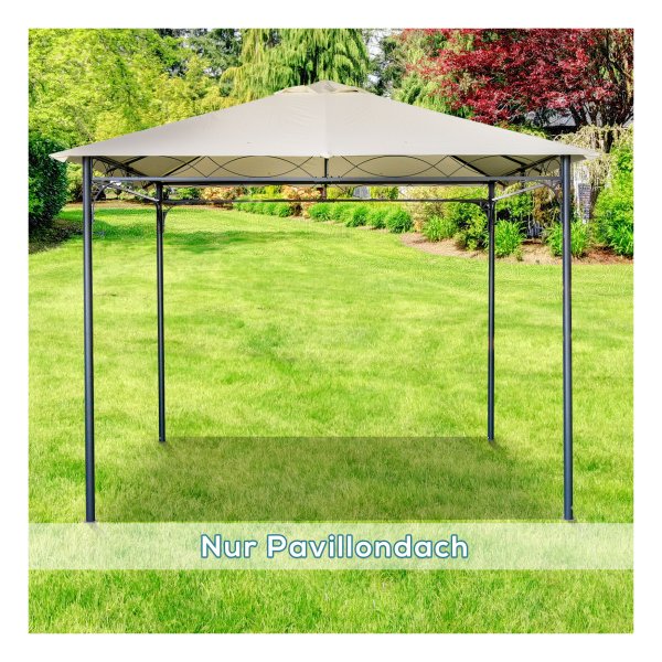 Paviljoendak - LuxeGarden - Waterdicht - UV-bestendig - Beige