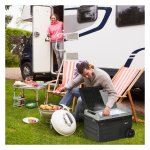 Koelbox – SpaceCool - 40 liter - LED-verlichting - grijs