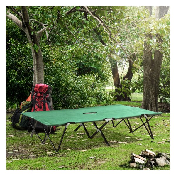 Campingbed - Opvouwbaar - Draagtas - Staalzwart