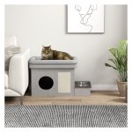 Kattenhuis - ComfortCat - Heerlijk Zacht - Grijs