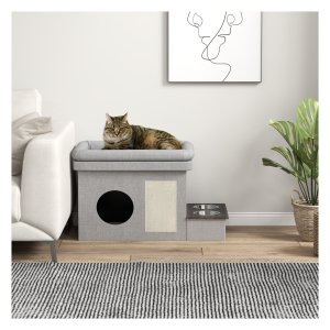Kattenhuis - ComfortCat - Heerlijk Zacht - Grijs