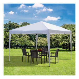 Tuinpaviljoen - Opvouwbaar Partytent - UV-bescherming - Stalen frame - Wit