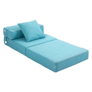 Slaapstoel - ComfortLiving - Opklapbaar & belastbaar - Blauw
