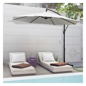Parasol - Elegante Crème - Zwengel - Staal