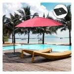 Parasolvoet - Weersbestendig - Vultbaar - Zwart